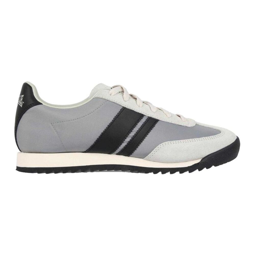 Lonsdale Mens Selhurst Suede Sneakers / Gray/Black